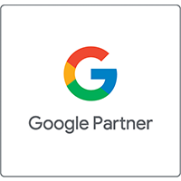 The Google Partner logo, featuring the colorful 'G' icon above "Google Partner" text on a white background.