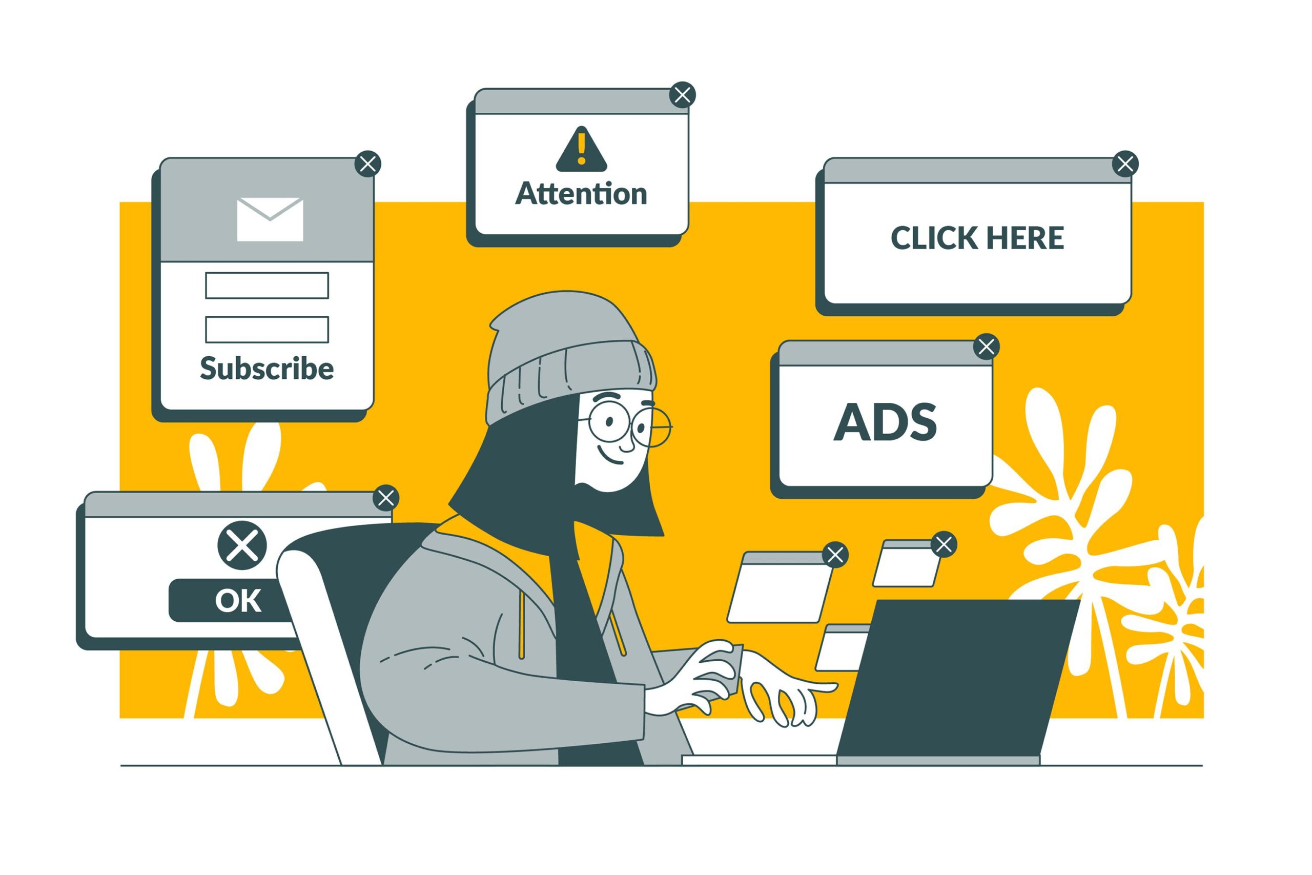 Infographic illustrating Astha Technology's SEO, SEM, and PPC services, highlighting strategies for improving online visibility and driving targeted traffic